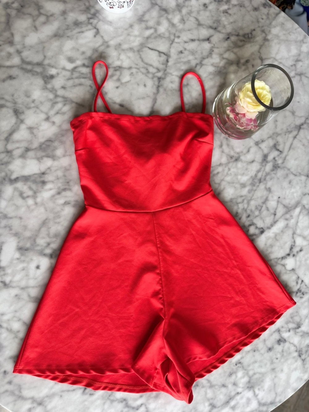 WINSOR Red Women's Romper, Size M